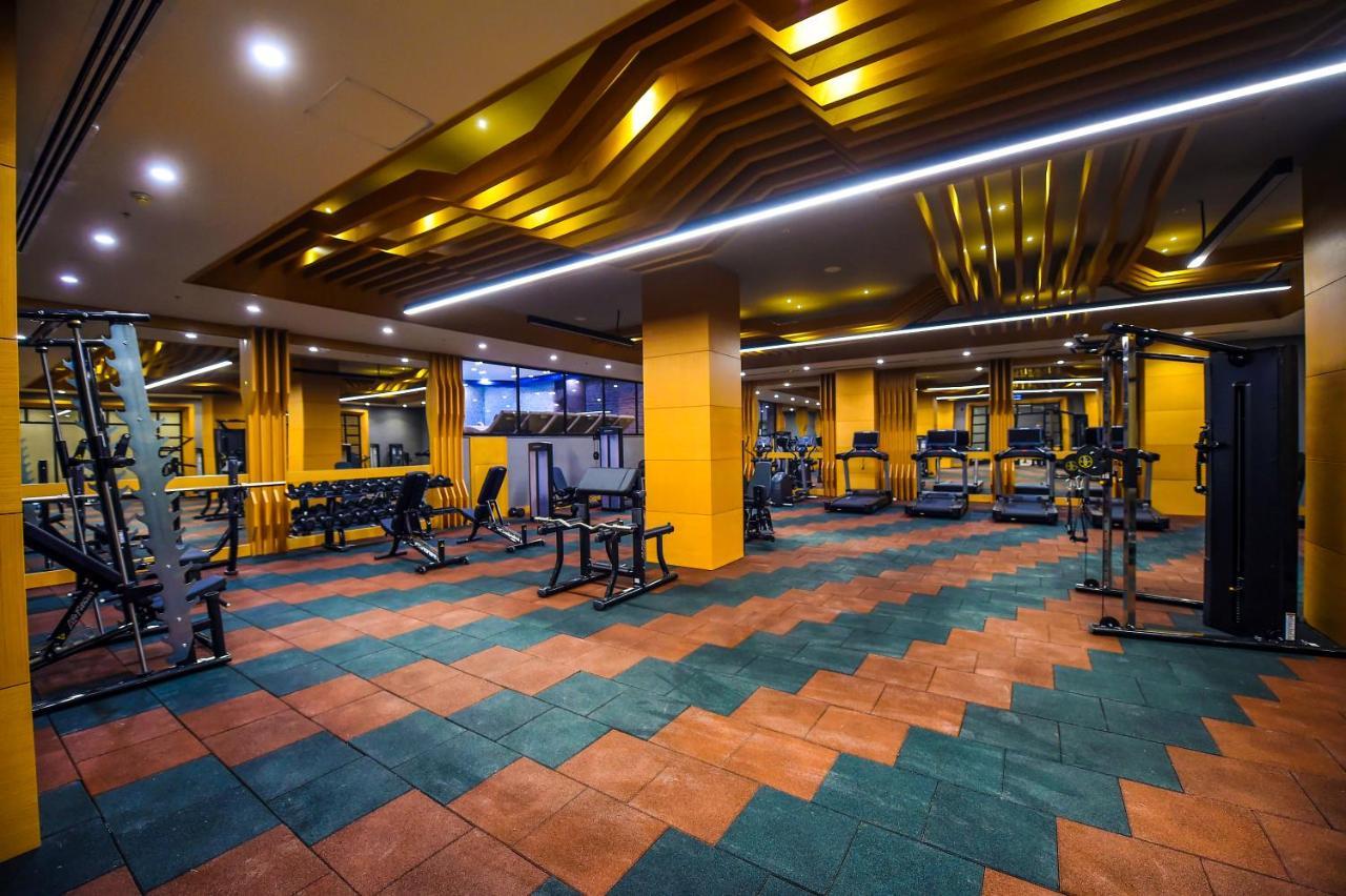 Cher Hotel & Spa Taksim Istanbul Exterior foto The gym at the hotel